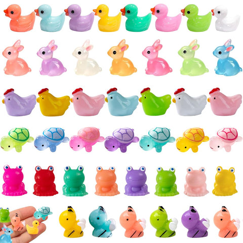 Kelfendeko mini ducks figurines for fairy gardens and crafts