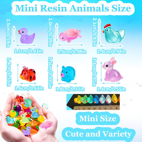 Kelfendeko glow-in-the-dark mini animals illuminate nighttime displays