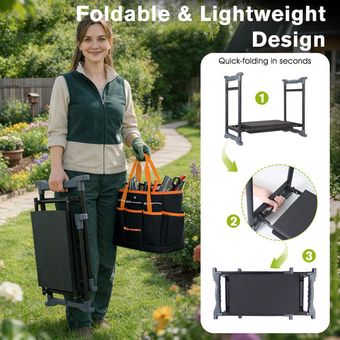 Kelhomecl ergonomic side handles help you stand up safely after kneeling