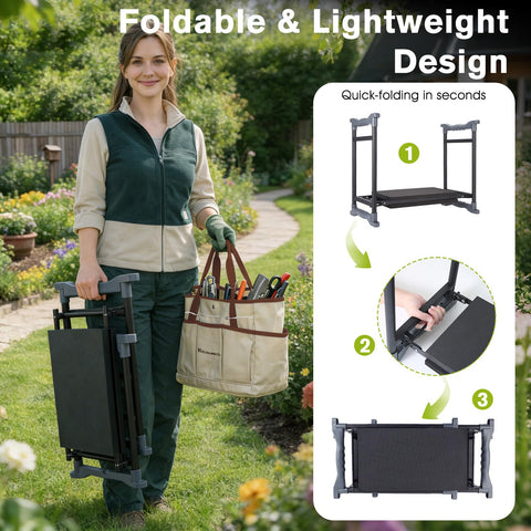 KELHOMECL heavy-duty frame supports 330 lbs with anti-slip feet