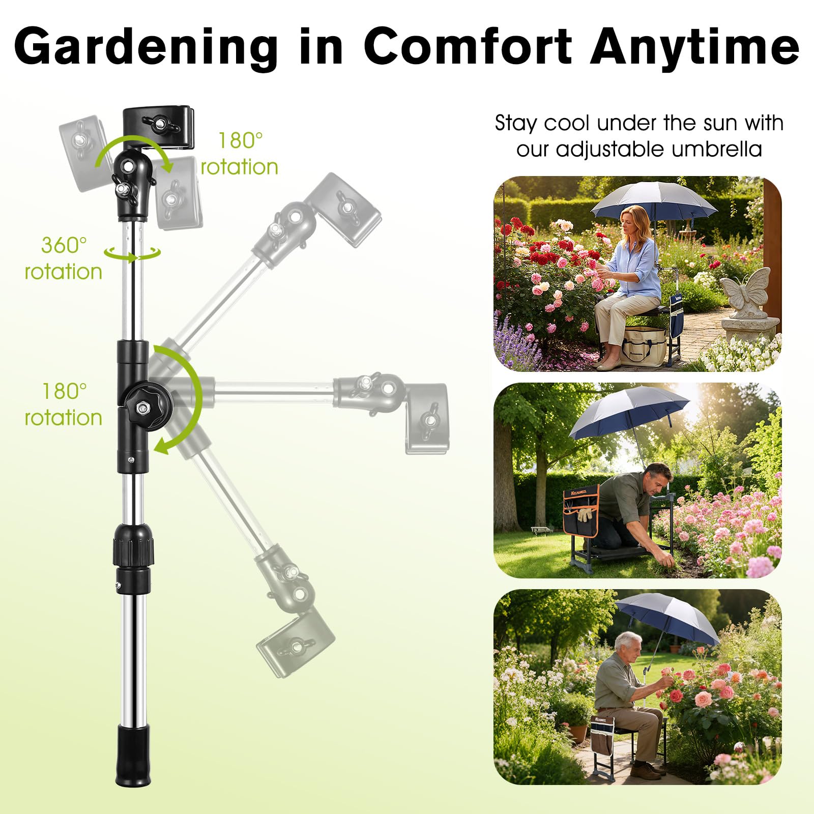 Kelhomecl heavy-duty frame with anti-slip feet supports up to 330 lbs