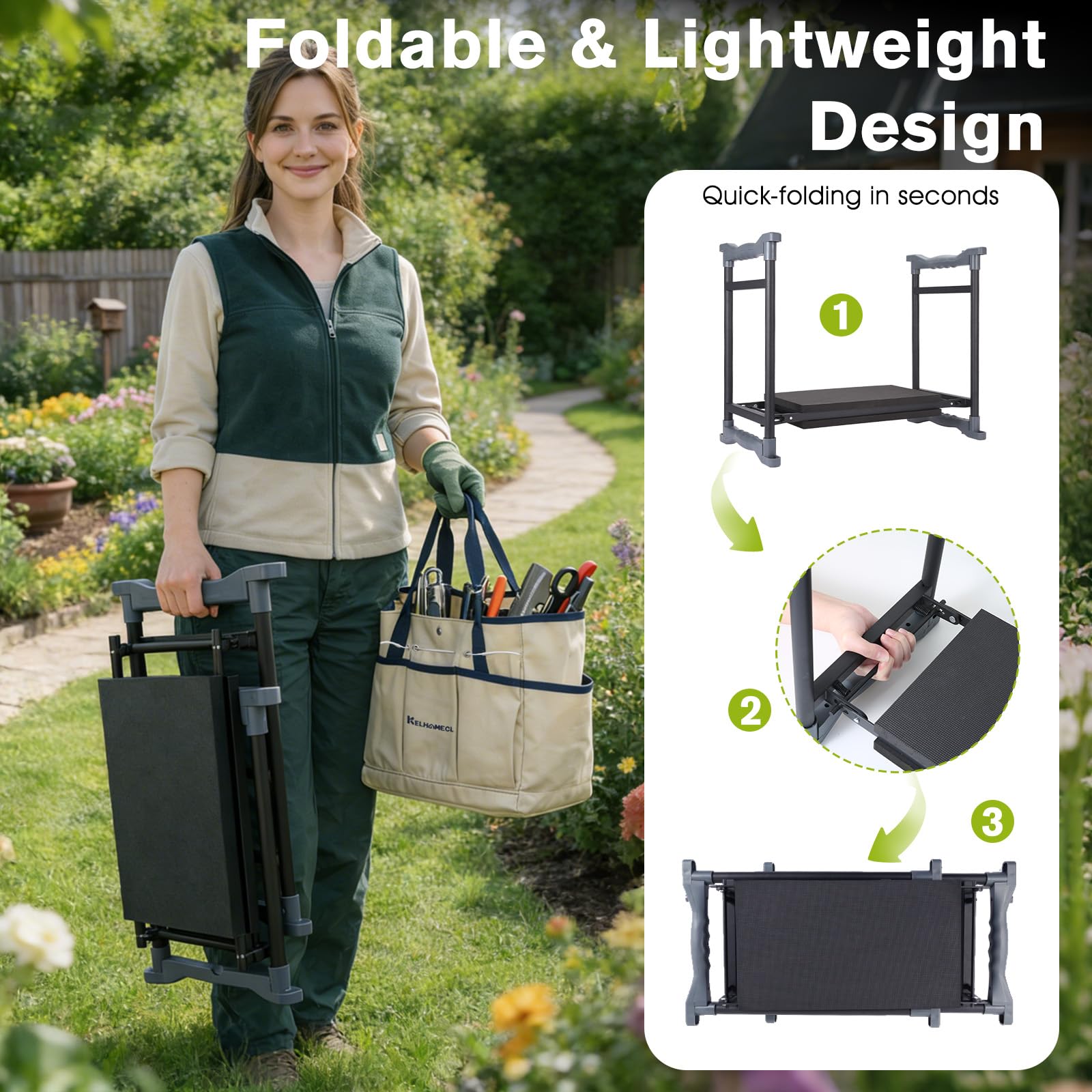 KELHOMECL umbrella bracket adjusts for sun angles and rain shade.