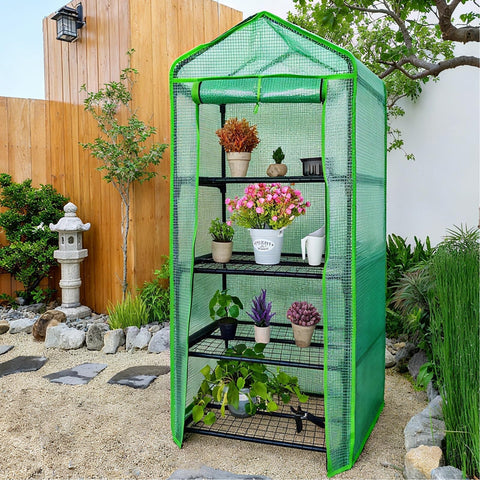 Kelived all-season use image demonstrates seed starting and storage.