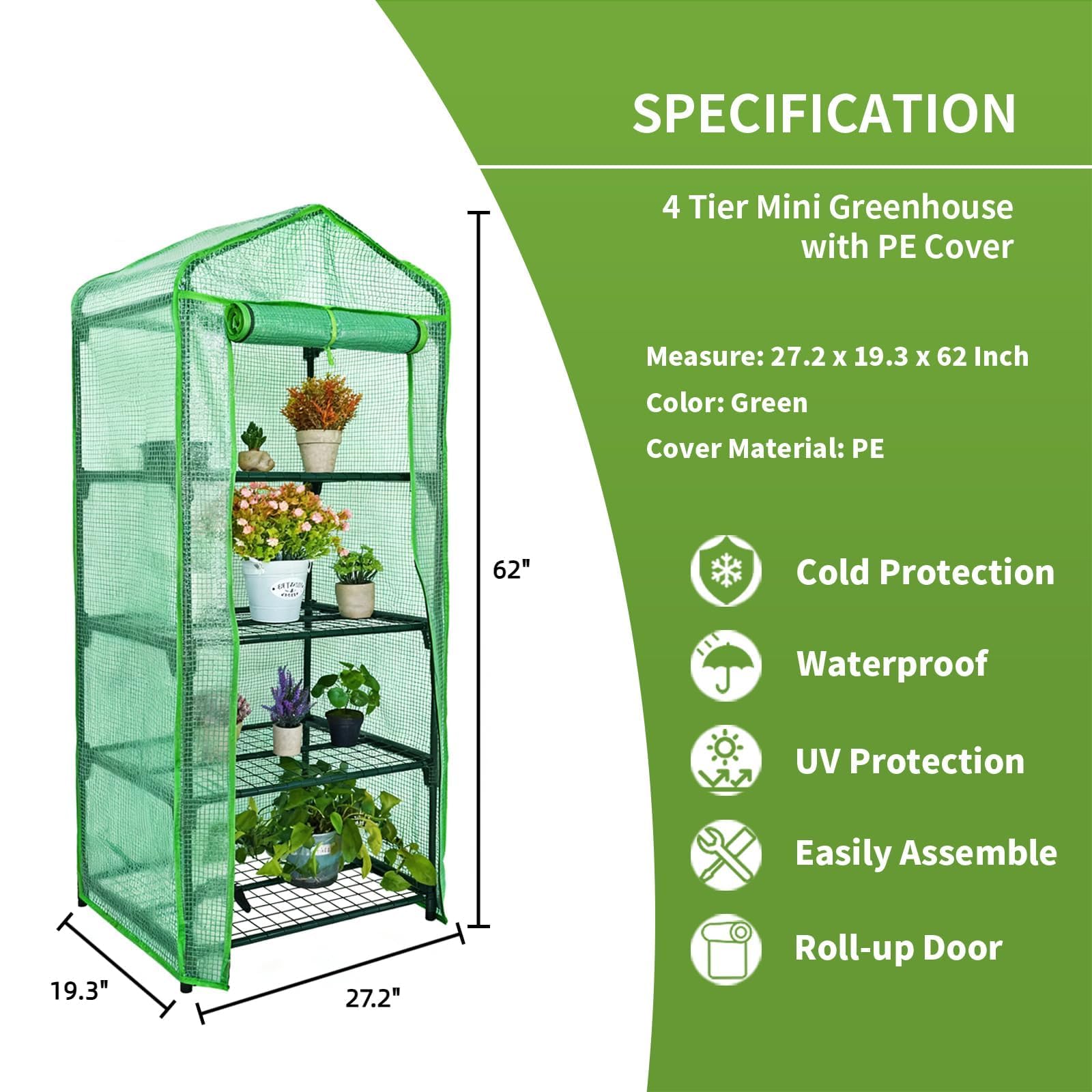Kelived portable greenhouse shown in sunroom ready for moving.
