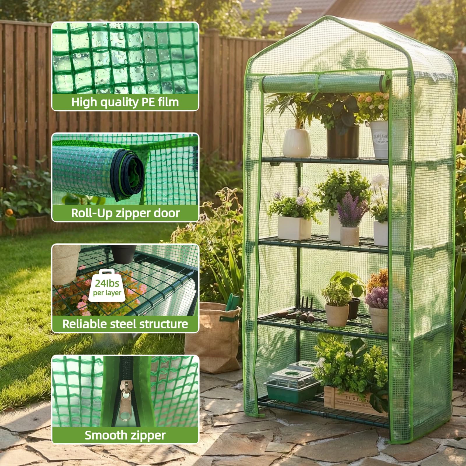 Kelived tool-free assembly in action with detachable frame.