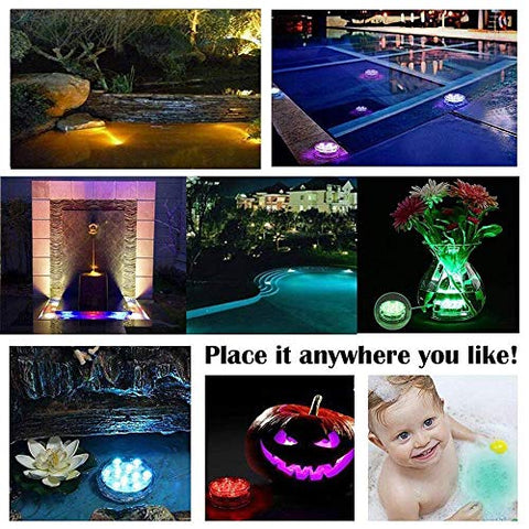 Kellegour remote-controlled LEDs stay waterproof for easy setup.