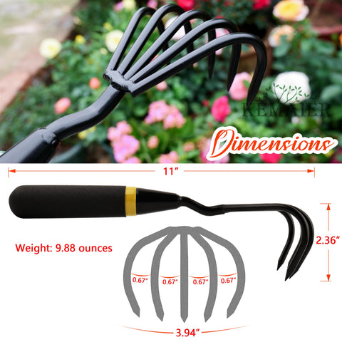 Kemaier crack weeder: narrow tip targets cracks without harming nearby plants.