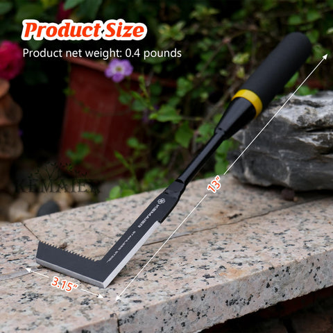 Kemaier dandelion weeder: long design for deep root extraction in lawns.
