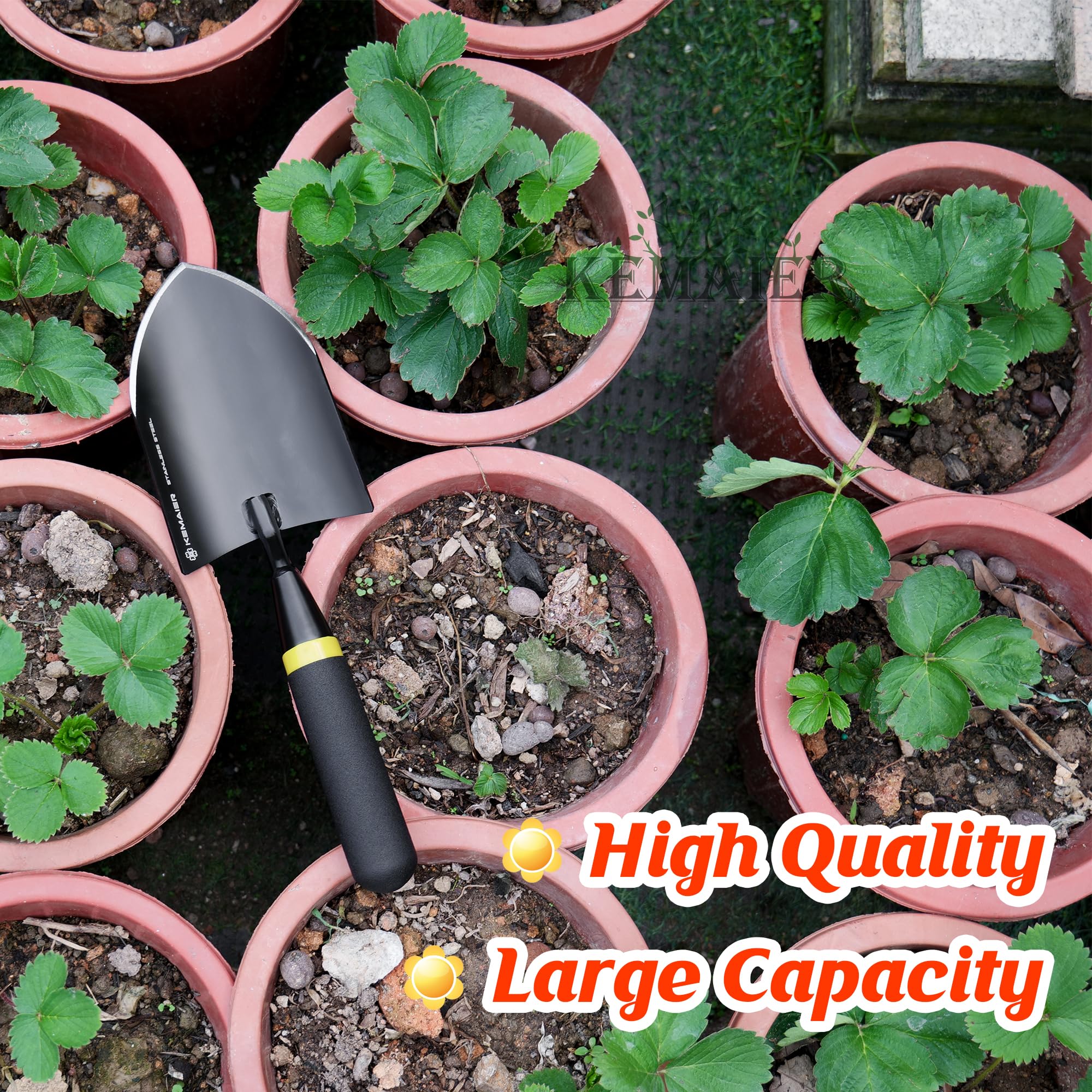 Kemaier dig and weed with less effort thanks to the efficient blade.