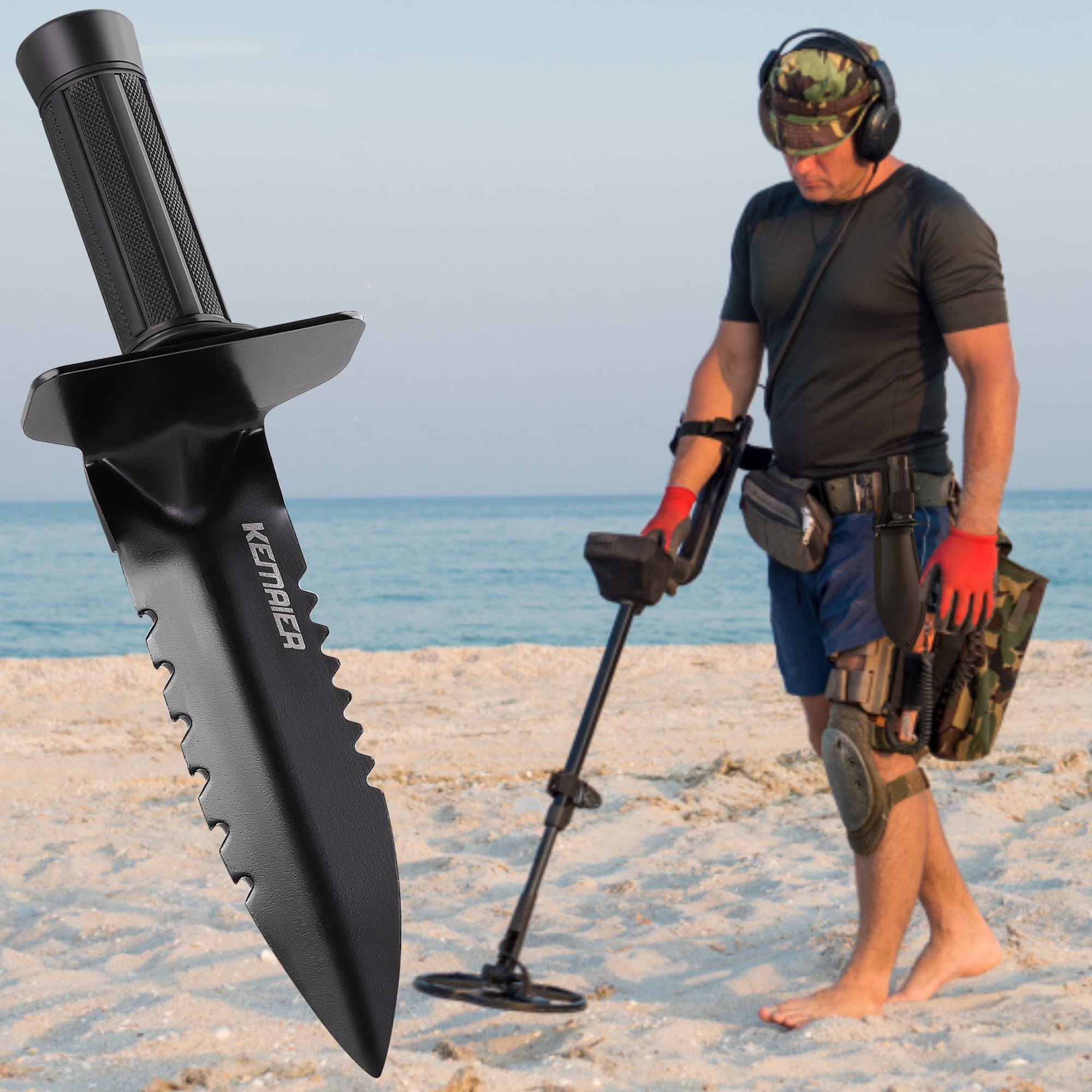 Kemaier ergonomic non-slip handle promotes comfortable grip and reduced wrist strain.
