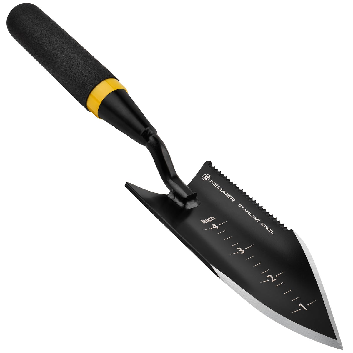 Kemaier heavy-duty trowel blade for rugged digging and bulb planting.