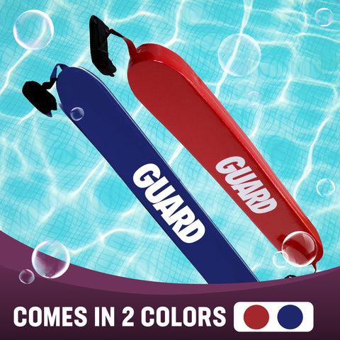 Kemp USA lifeguard tube used as throwable flotation in training scenarios.
