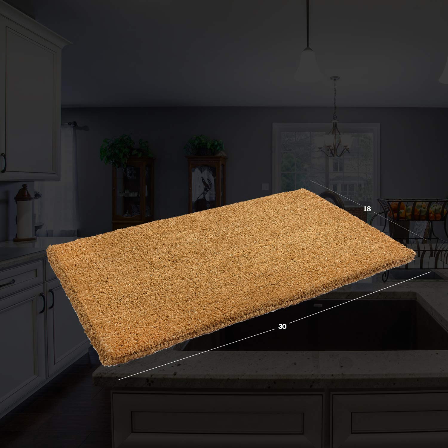 Kempf coco coir mat emphasizes eco-friendly, renewable material for entrances