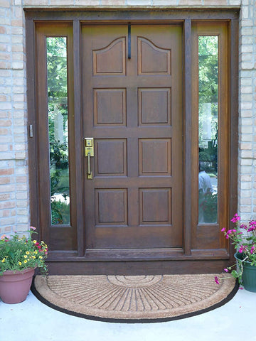 Kempf front door mat ideal for sliding doors and expansive entryways.