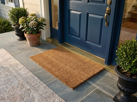 Kempf Heavy-duty entryway mat fibers: withstands high-traffic entrances while reducing wear.