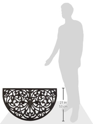 Kempf half moon mat catches dirt and debris before it enters your home.