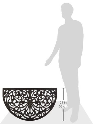 Kempf half moon mat catches dirt and debris before it enters your home.