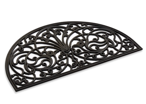 Kempf half moon mat suits indoor or outdoor entrances.