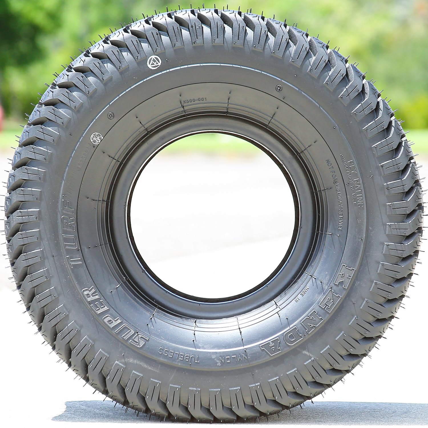 Kenda K500 Super Turf sidewall with OEM labeling