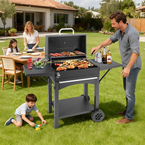 Kendane Charcoal Grill bottle opener for convenient outdoor use