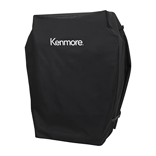 Kenmore 33-inch grill cover fade-resistant UV protection preserves color for years.
