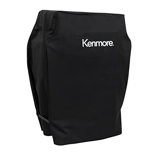 Kenmore 33-inch grill cover waterproof design keeps your grill dry during rain showers.
