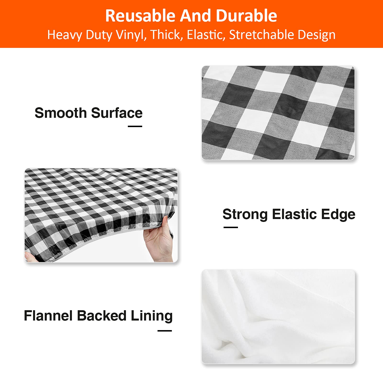 Elastic edge fit keeps the KENOBEE cover tight on windy patios and picnics.