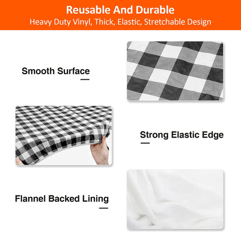 Elastic edge fit keeps the KENOBEE cover tight on windy patios and picnics.