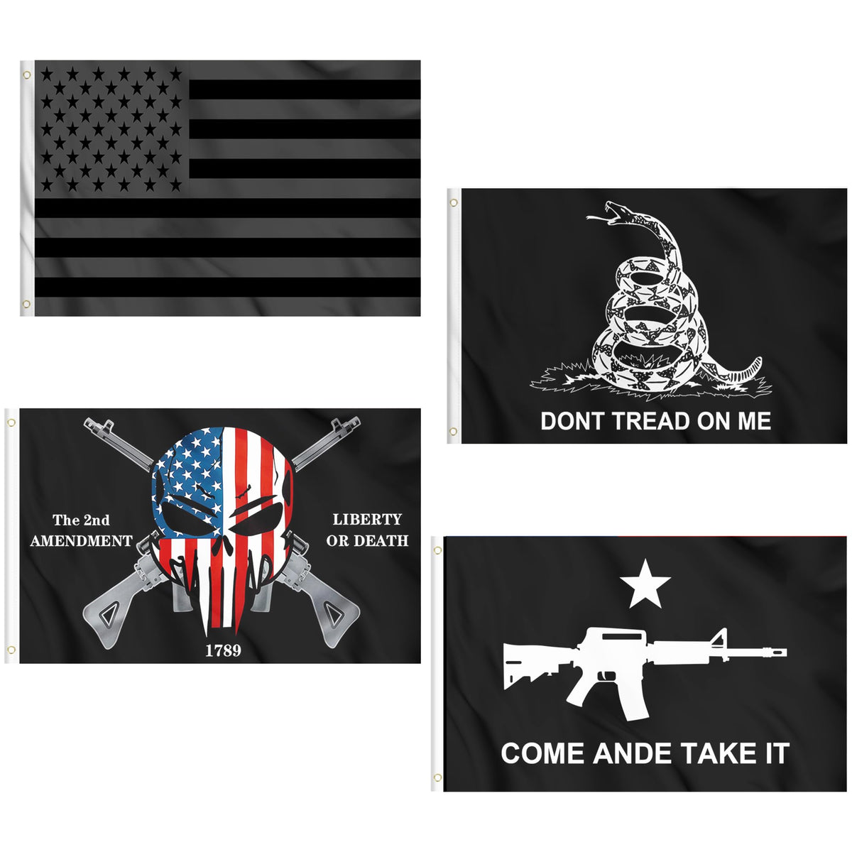 KENPMA Dont Tread On Me Gadsden flag for outdoor display, bold and fade-resistant.