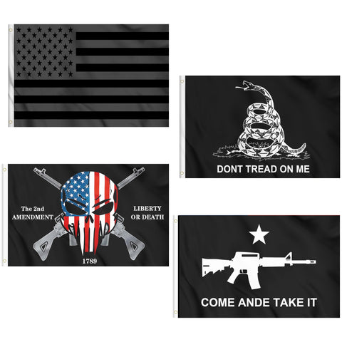 KENPMA Dont Tread On Me Gadsden flag for outdoor display, bold and fade-resistant.