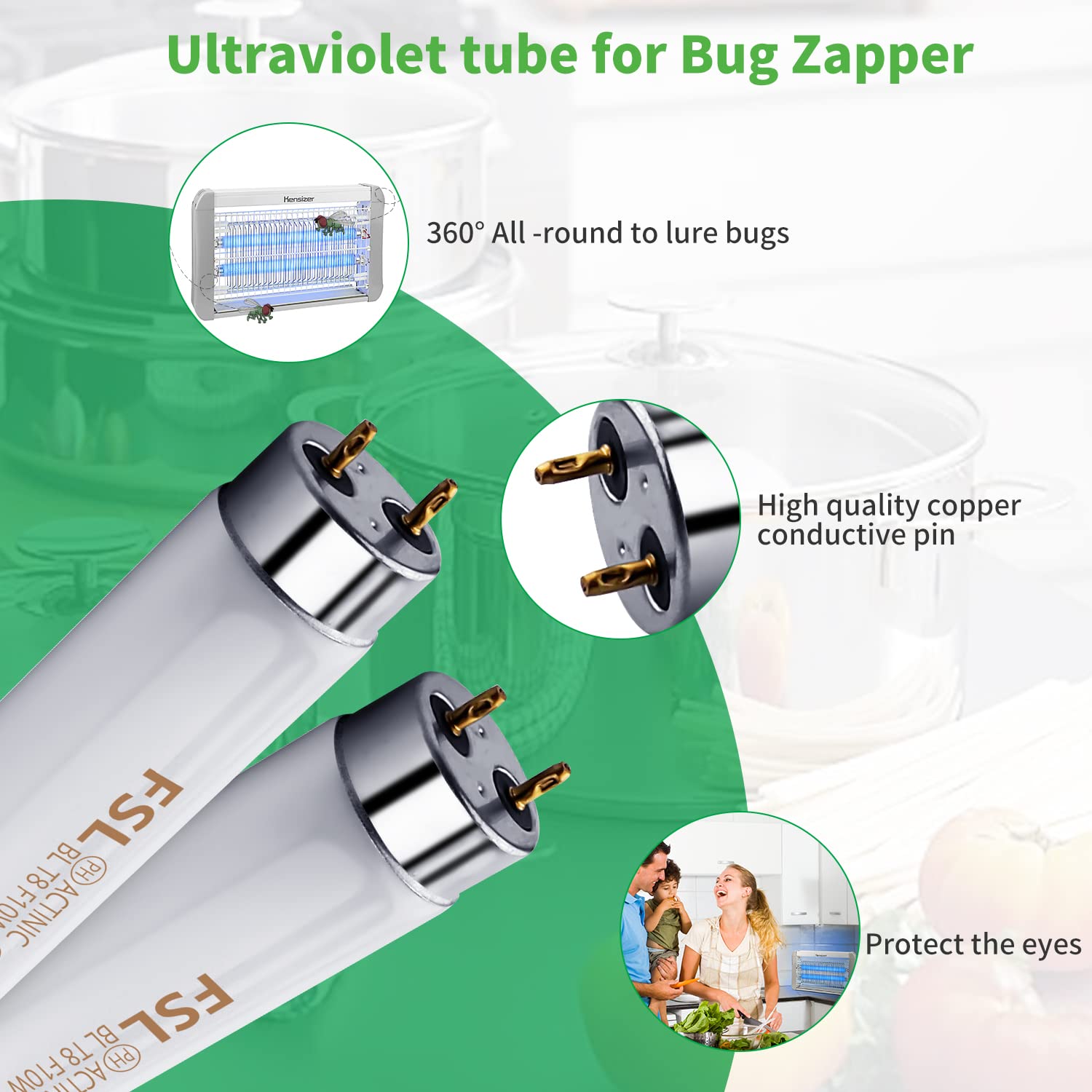 Kensizer 360-degree lure for comprehensive coverage against mosquitoes.
