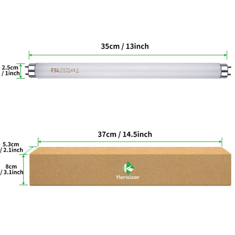 Kensizer glass fluorescent tube delivers brighter, more uniform light.