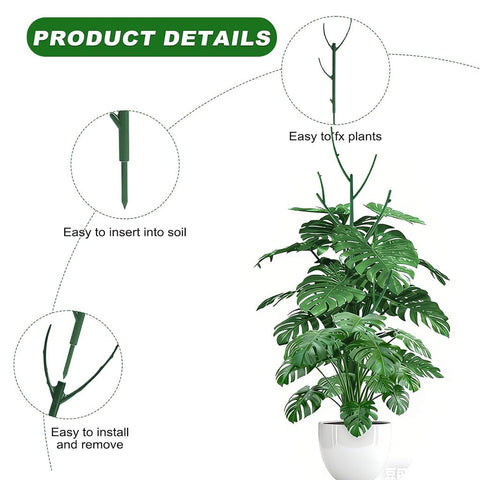 Keoferlo stake with ties supports climbing plants as they grow
