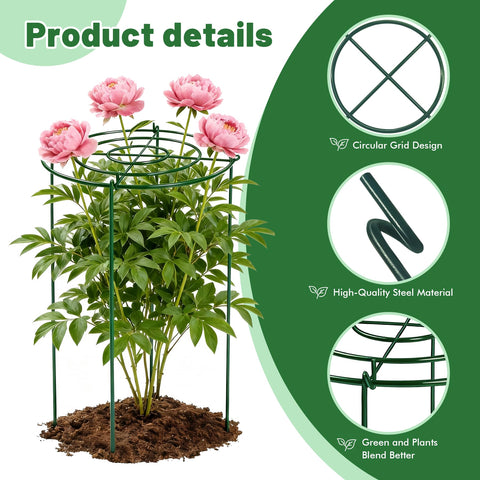 KEOHOLI steel cages with green coating resist wind and rust.