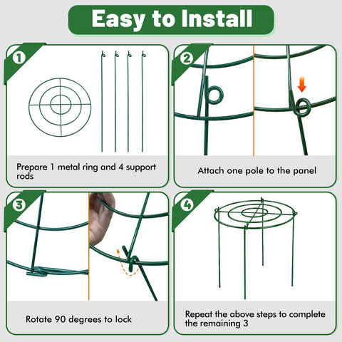 KEOHOLI installation guide helps place rings and legs quickly.