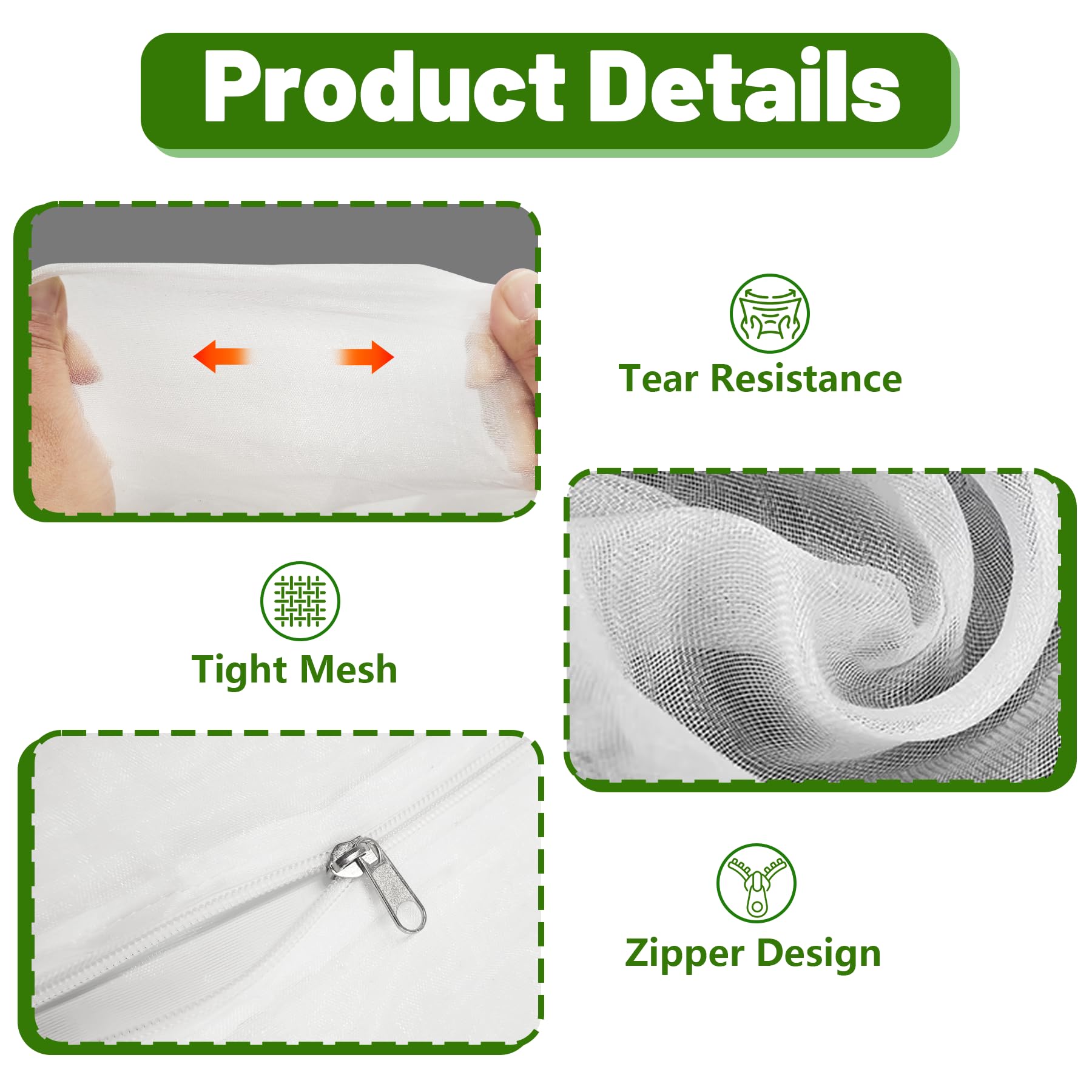 KEOHOLI zipper-access design for easy watering and pruning without removal.