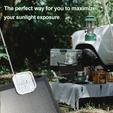 Weather-ready, portable device supports outdoor solar projects in any season.