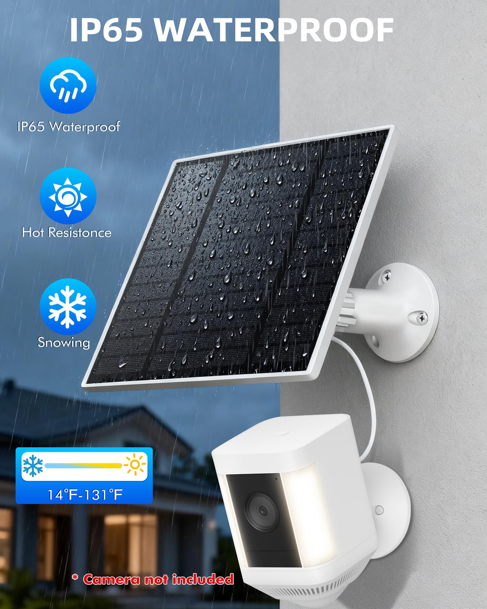 KEPEAK solar panel package includes accessories and warranty for easy setup.