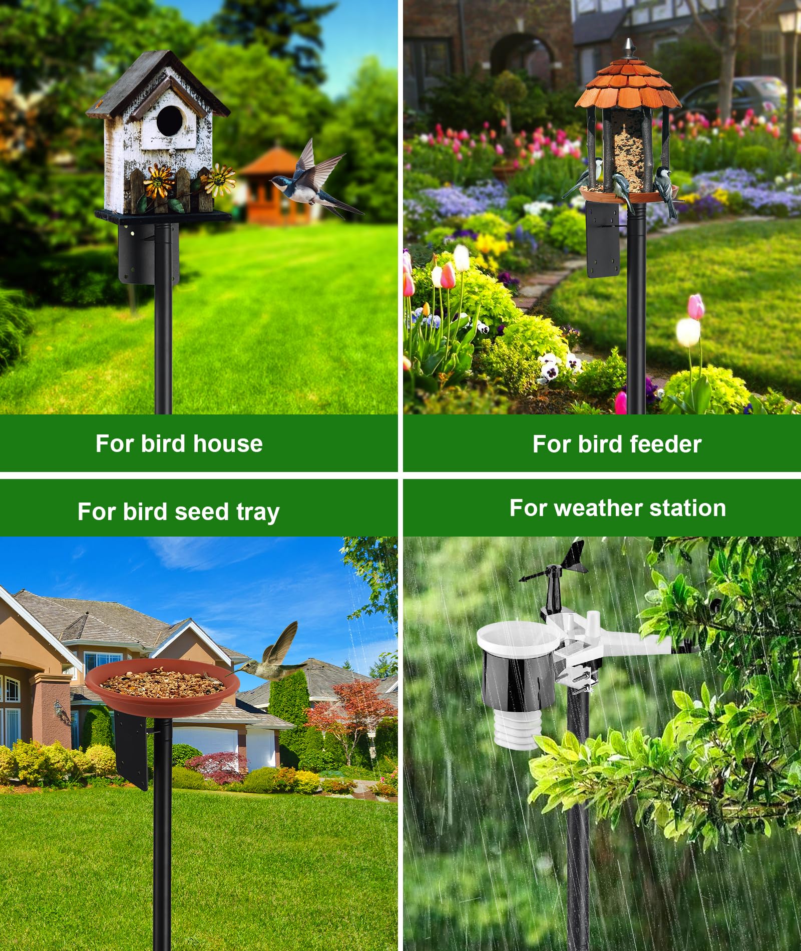 Keplrend bluebird-friendly design elevates nests safely above ground.