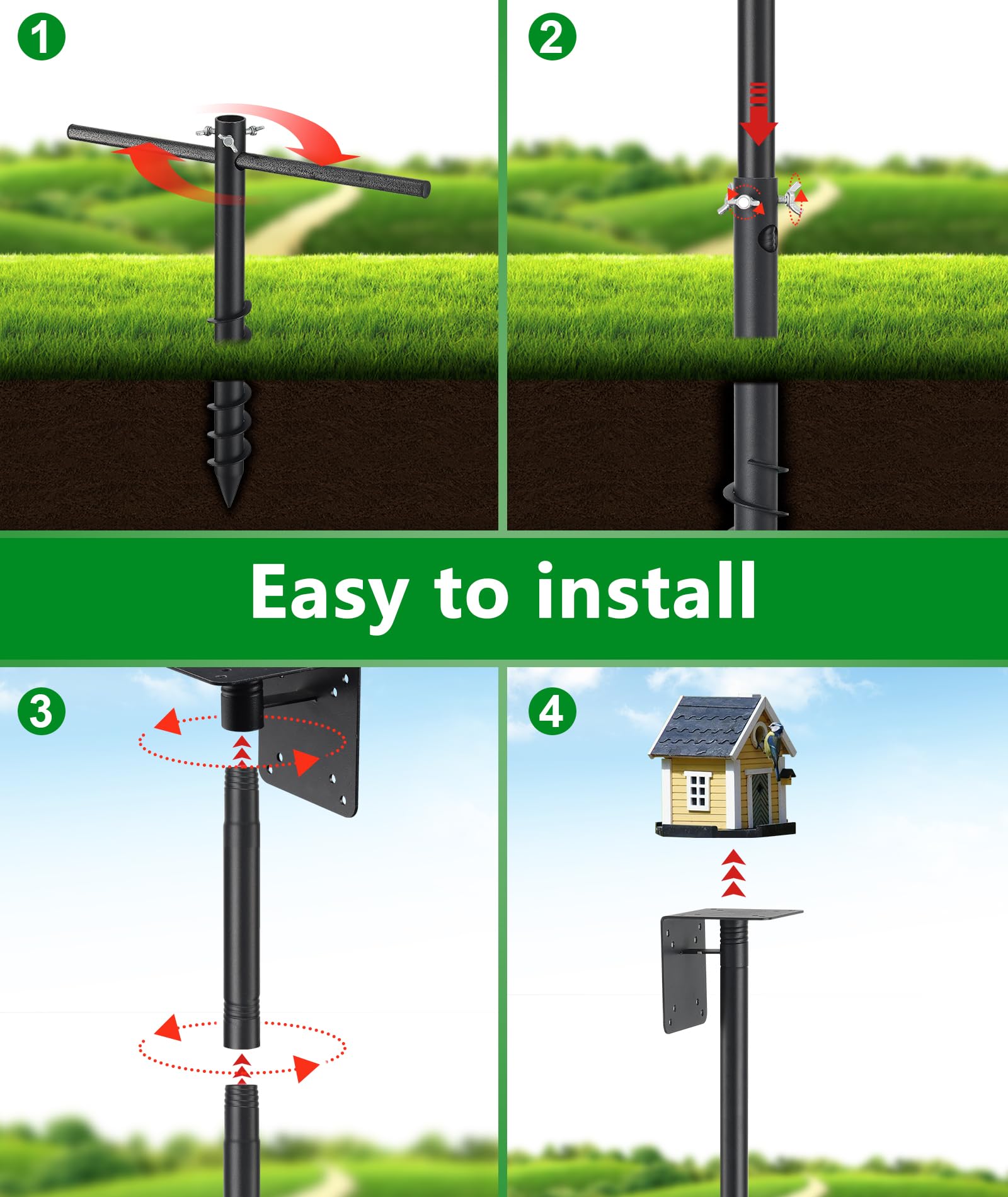 Keplrend easy assembly with included screws speeds setup