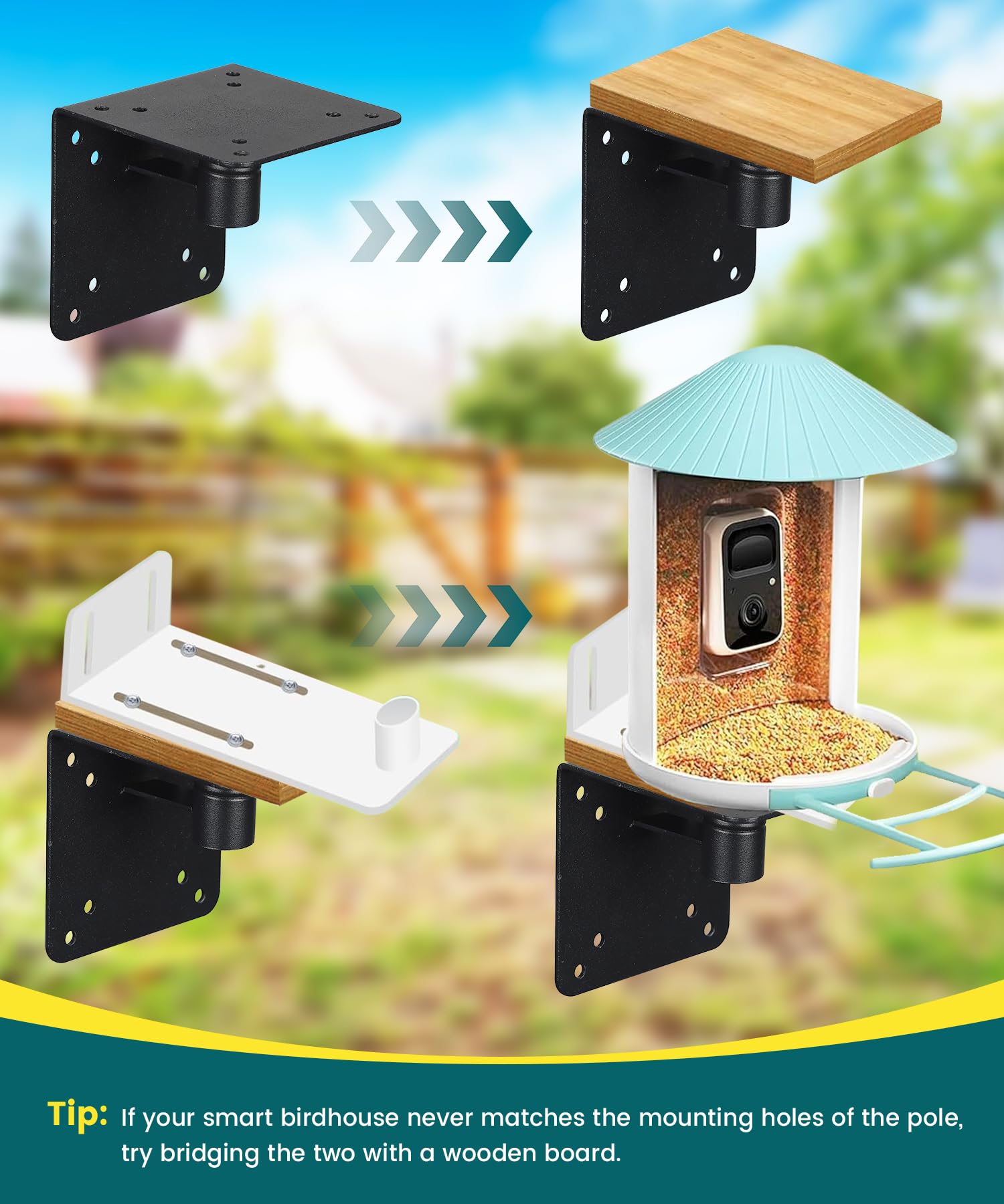 Keplrend weatherproof coating resists rust and fading in outdoor use.