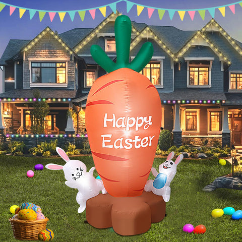 Kerithsoco built-in LED lights brighten nighttime Easter décor