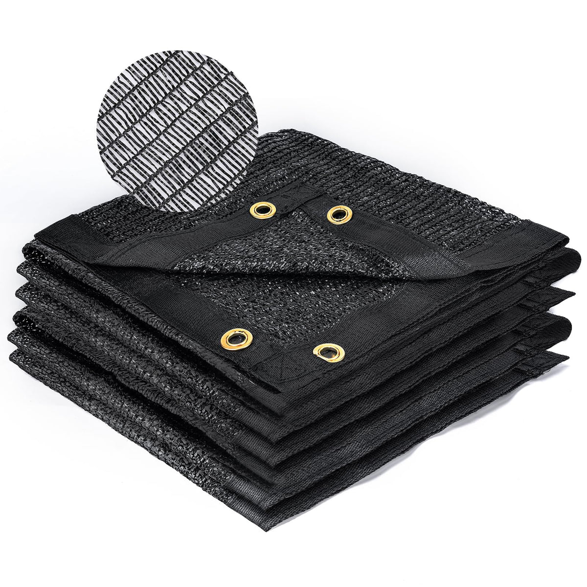 Kesfitt 40% shade cloth close-up open mesh for airflow in gardens.