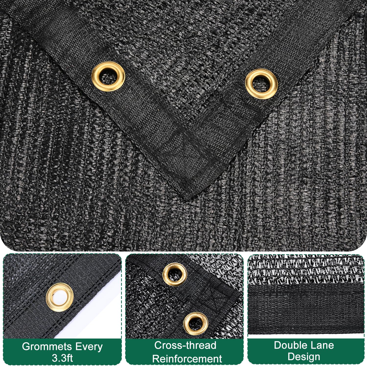 Kesfitt breathable HDPE mesh shade preserves airflow while reducing harsh light