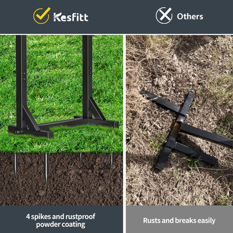 Kesfitt detachable installation for easy assembly, storage, and space saving.