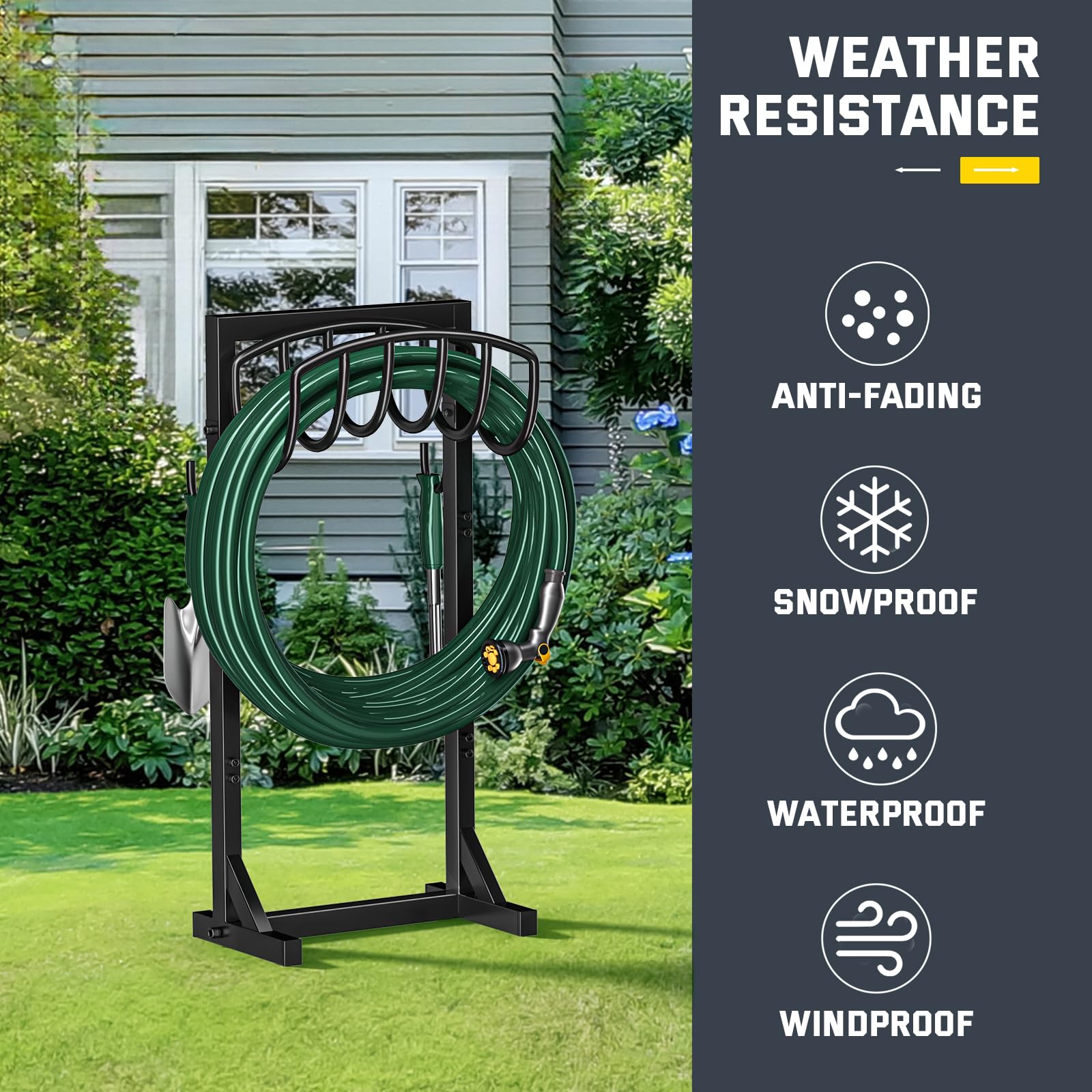 Kesfitt heavy-duty steel construction ensures durable outdoor performance.