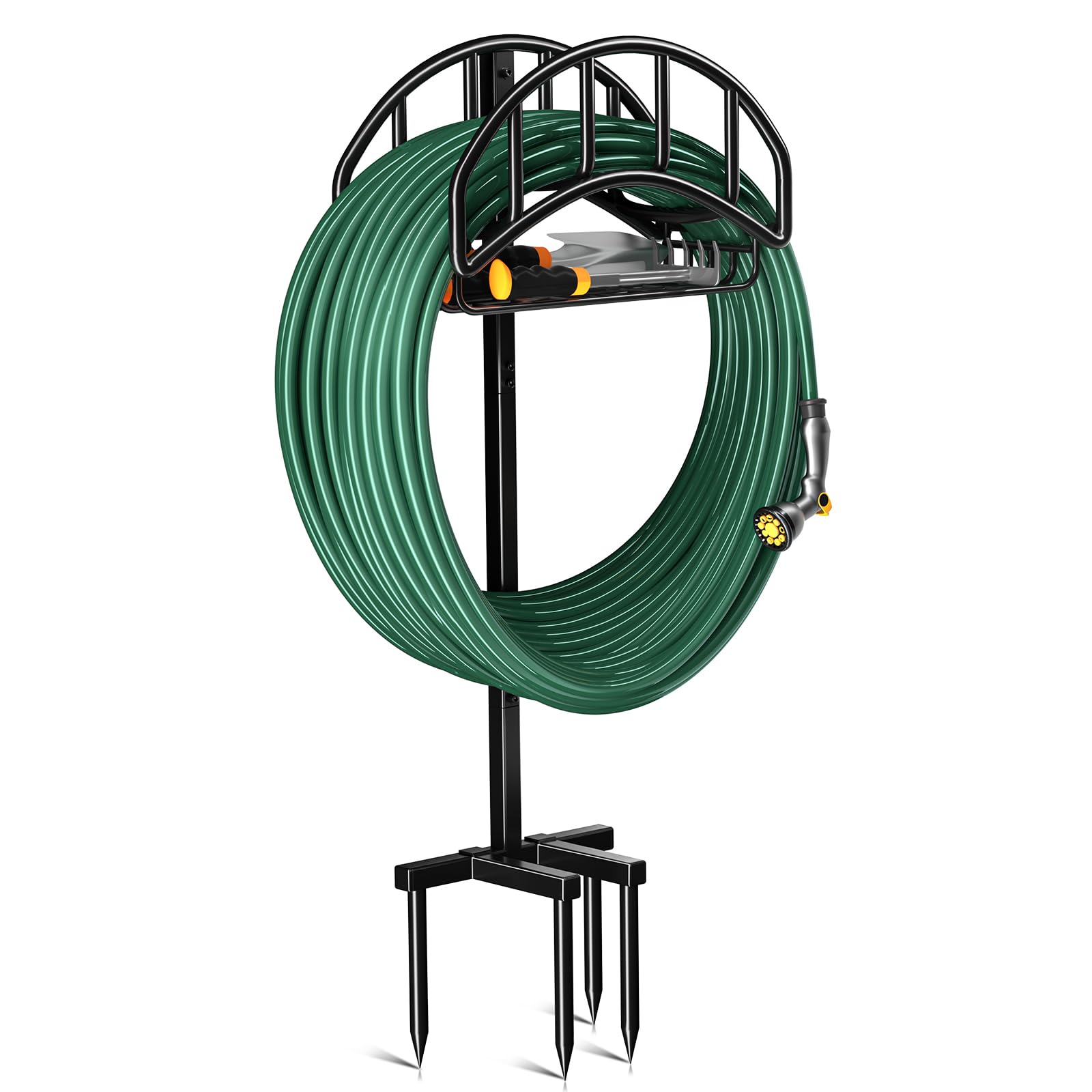 Kesfitt garden hose holder base anchors for stable outdoor setup.
