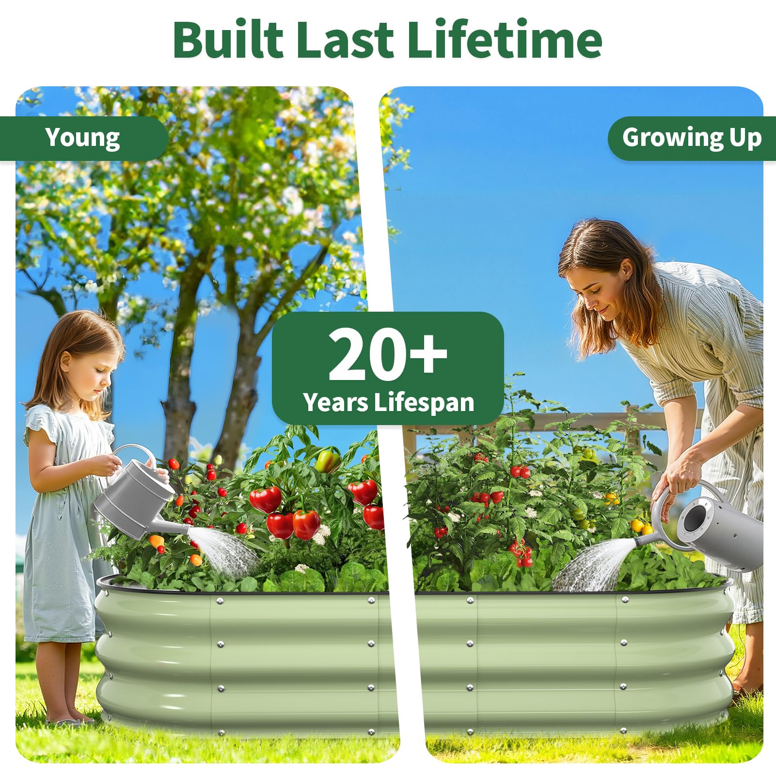 Kesfitt open-bottom bed supports easy watering in hot climates