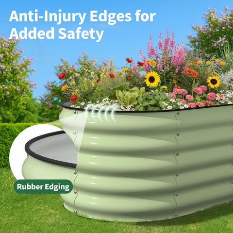 Kesfitt durable, low-maintenance alternative to wooden beds for outdoors.