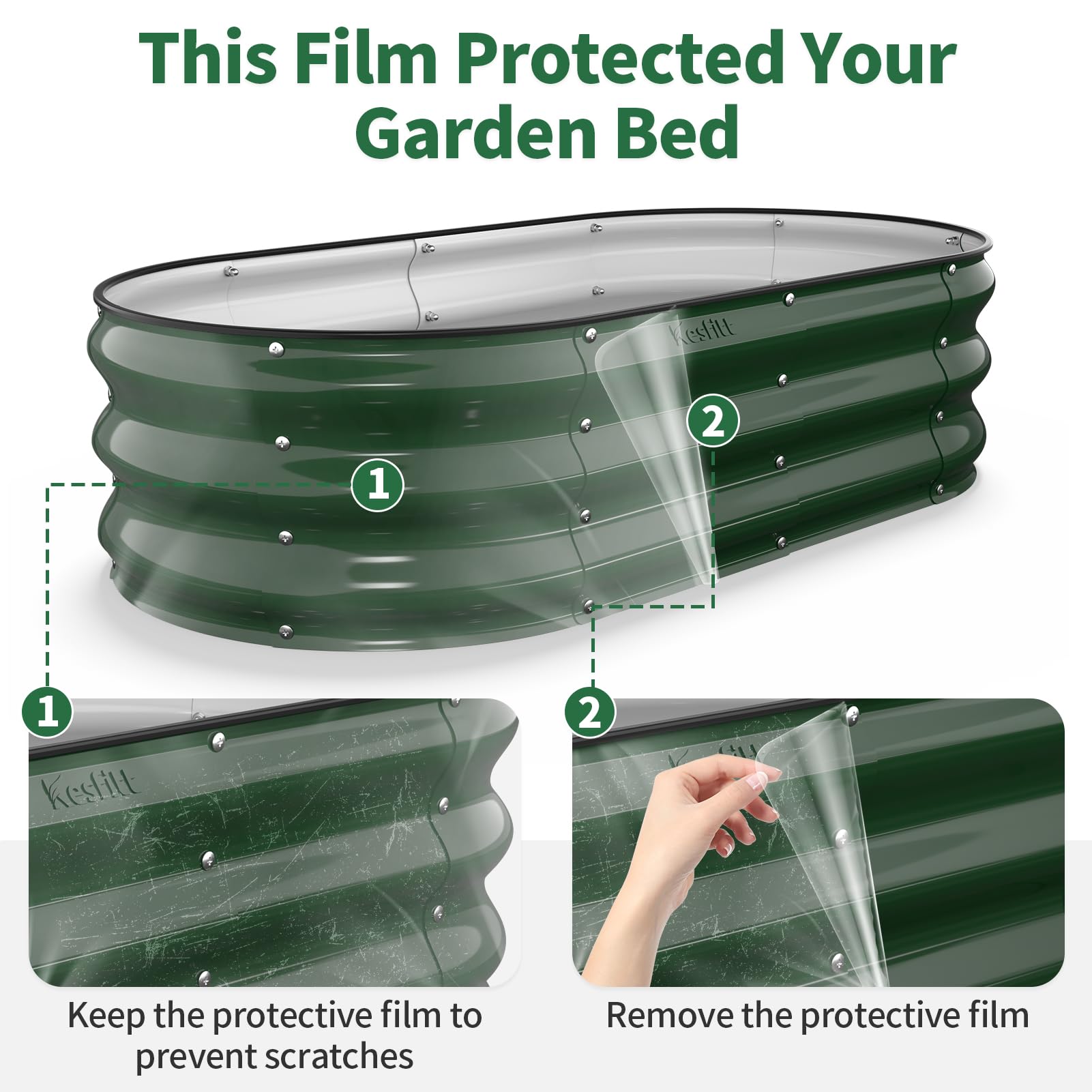 Safety edging and gloves included support safe, comfortable installation.